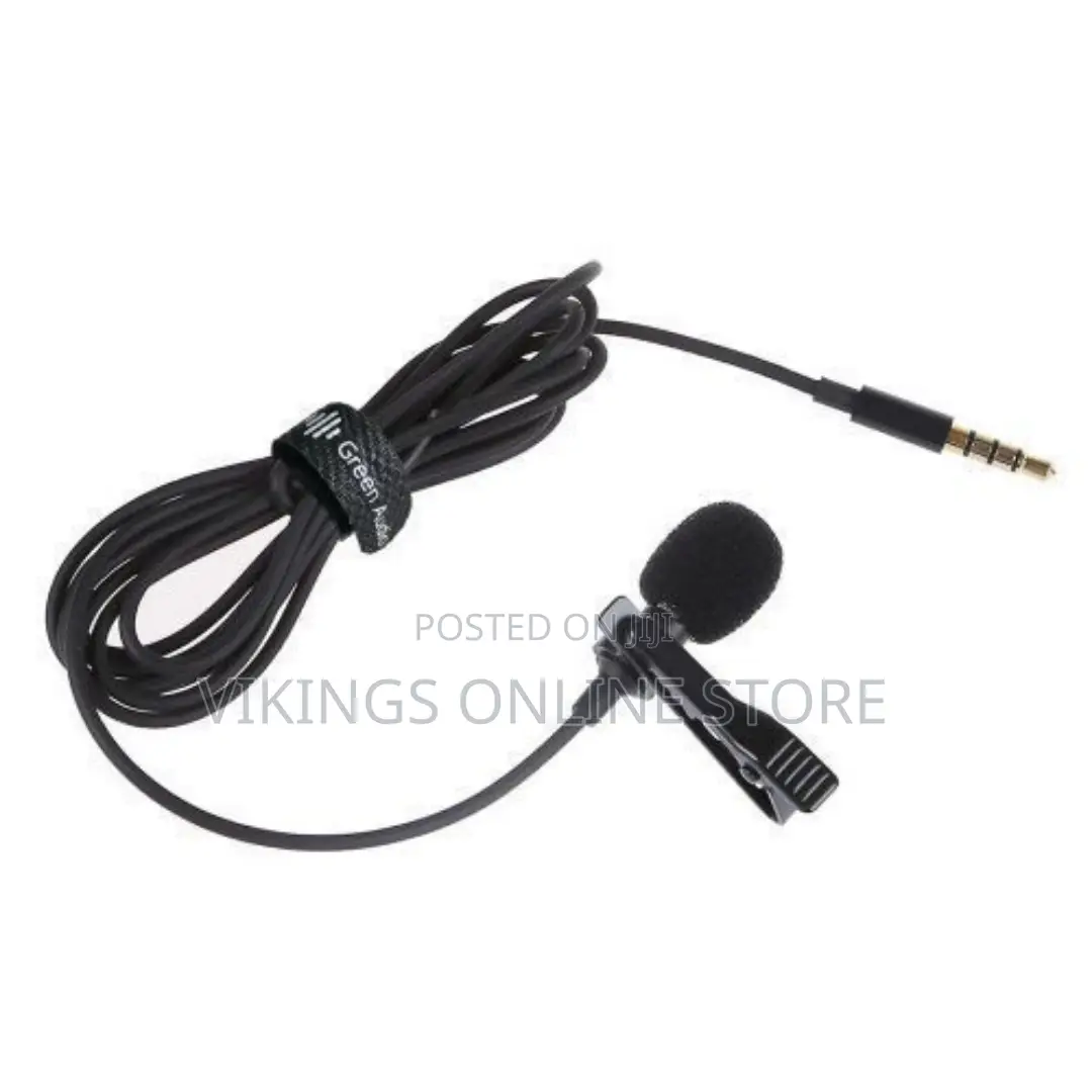Mini Clip-on Lavalier Microphone Lapel Condenser Mic