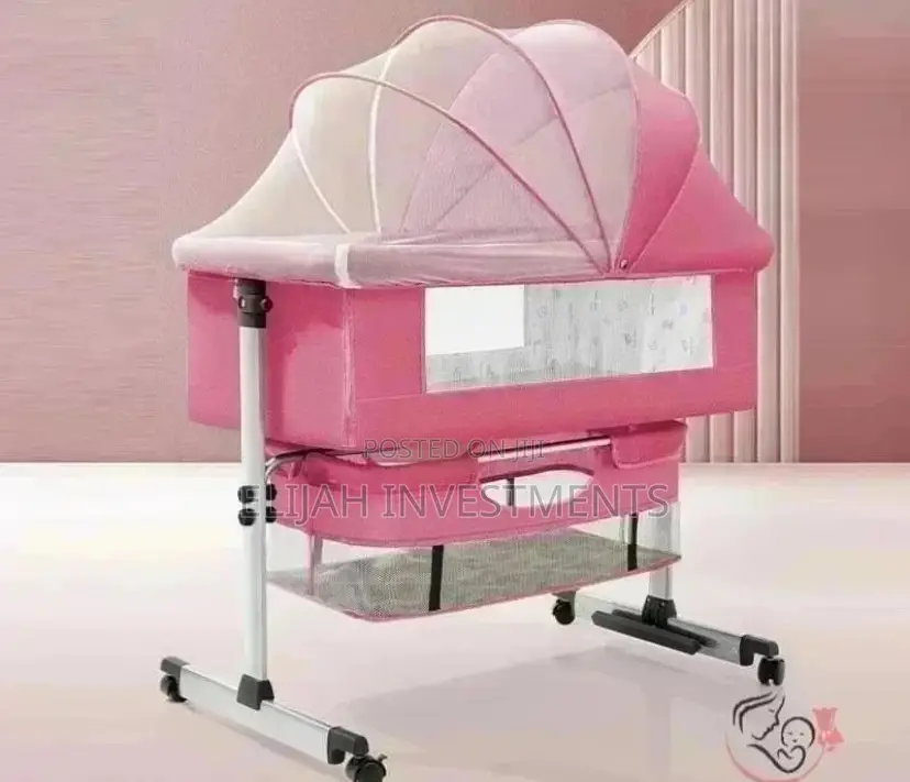 Multifunctional Baby Bed Crips With Wheels