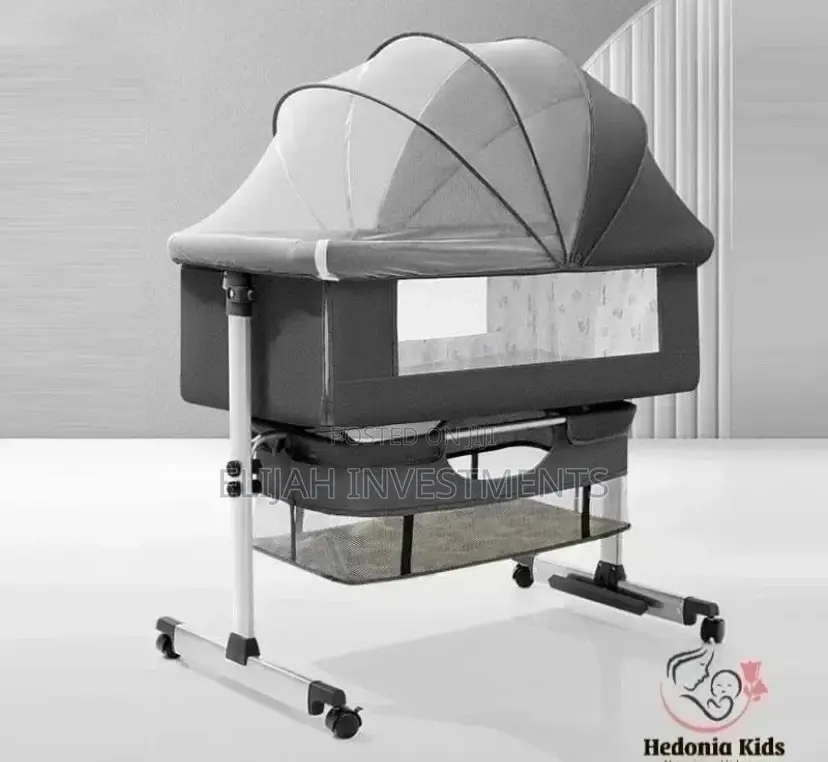 Multifunctional Baby Bed Crips With Wheels