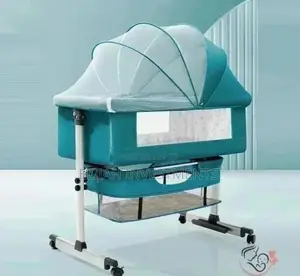 Multifunctional Baby Bed Crips With Wheels