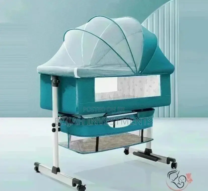Multifunctional Baby Bed Crips With Wheels