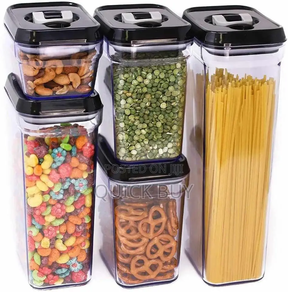 5pcs Airtight Food Storage Containers