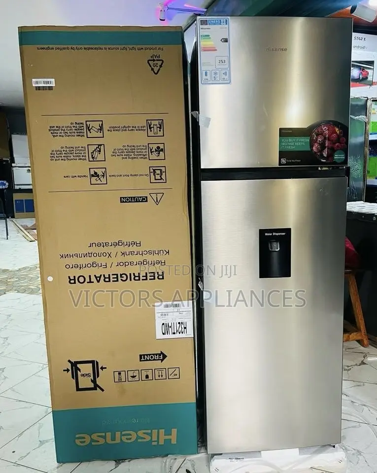 419liters Hisense Double Door Refrigerator