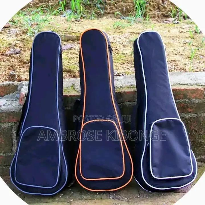 Black Single Layer Nylon Full Size Acoustic/Solo Guitar Bags