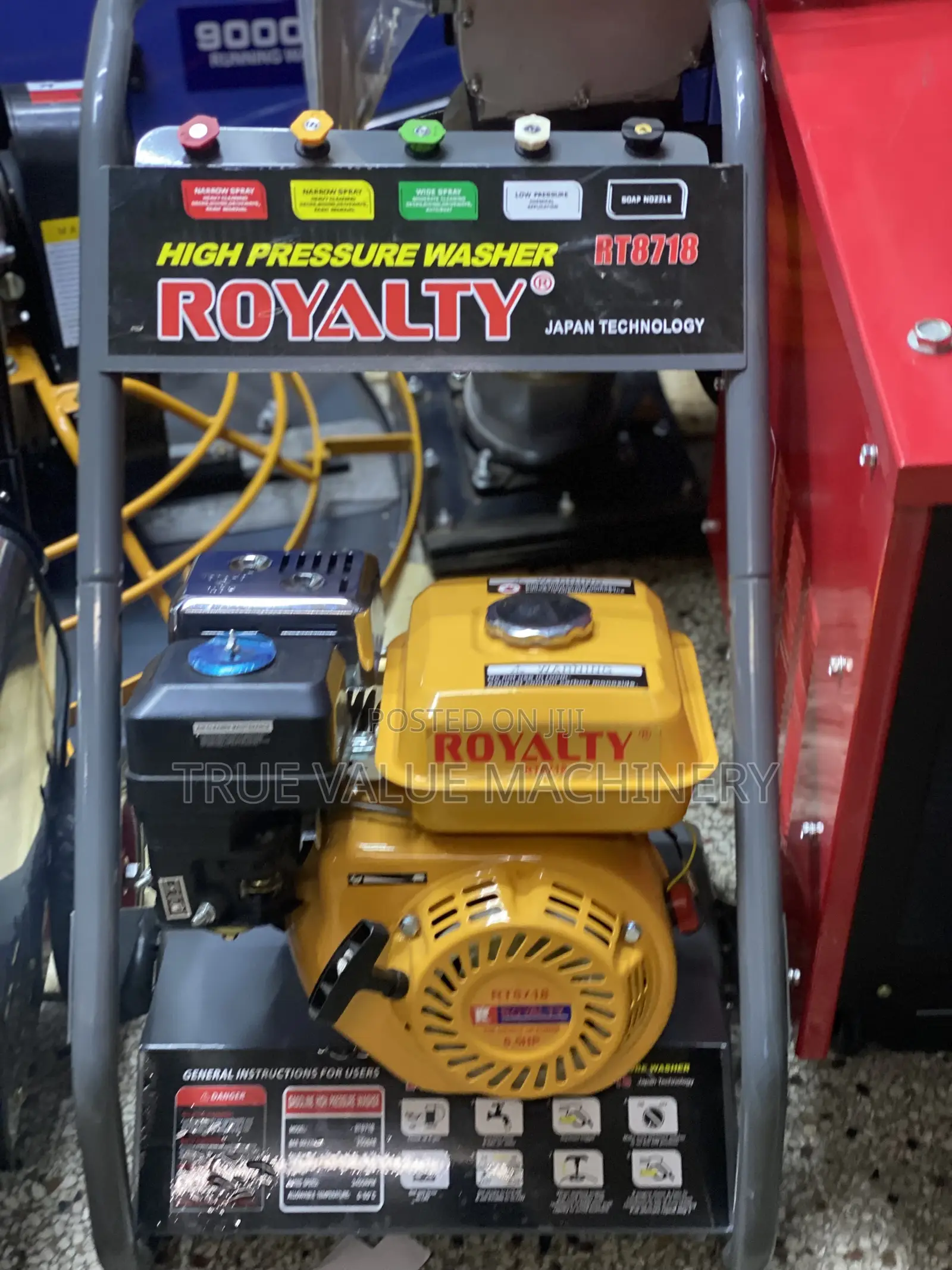 Pressure Washer Royalty Japan 8 Hose Power