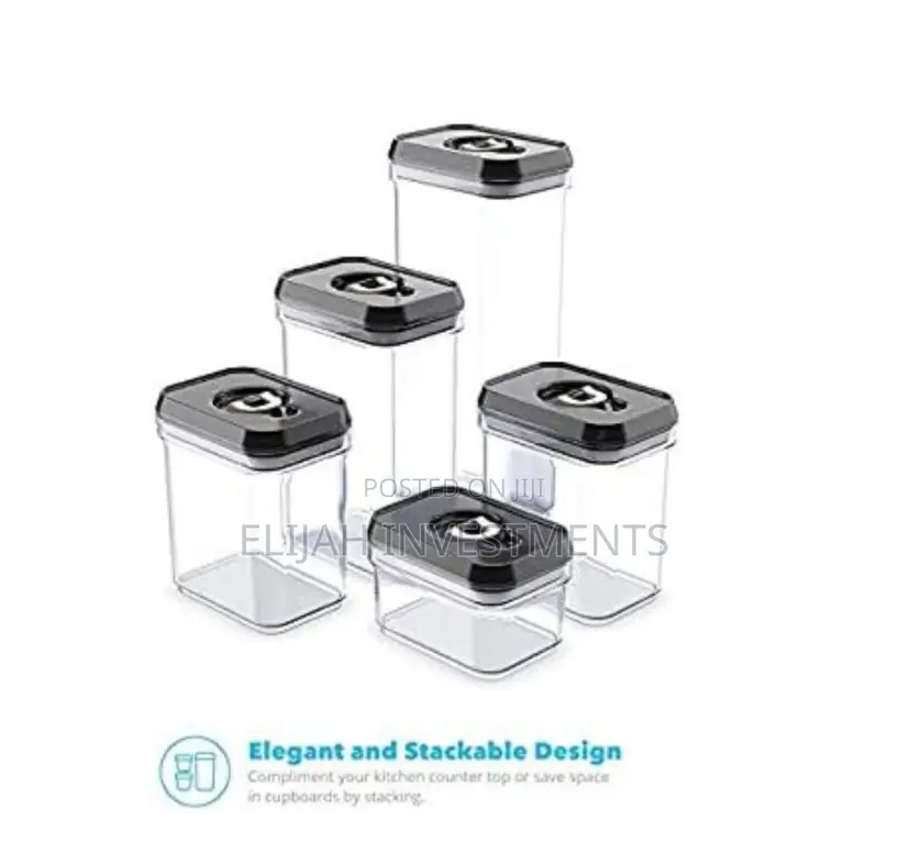 5pcs Airtight Food Storage Containers