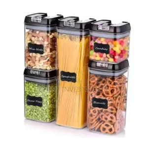 5pcs Airtight Food Storage Containers