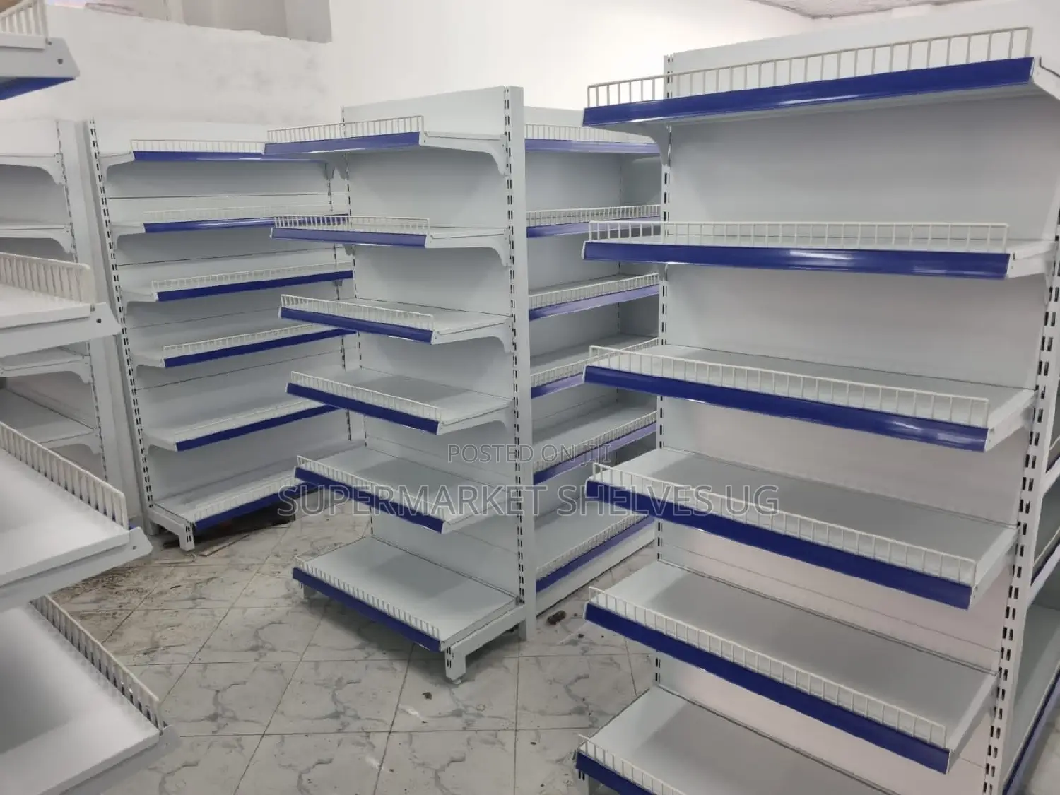 Supermarkets Shelves Doubles, Single And,Front on Sale at 12