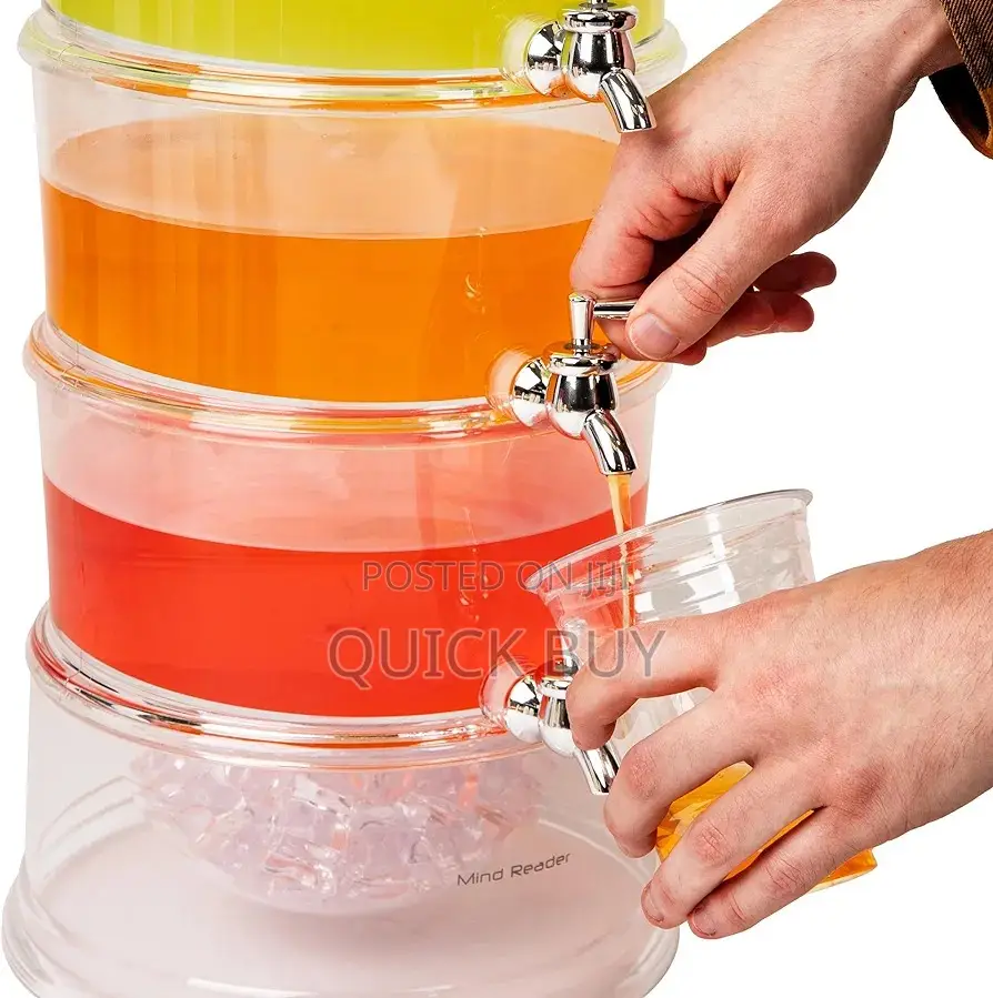 3tier Beverage Juice Dispenser