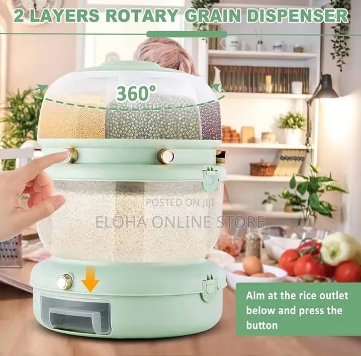 Multifunction Grain/Cereal Dispenser