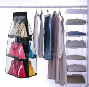 6 Pockets Pouch Hanging Handbag Organizer