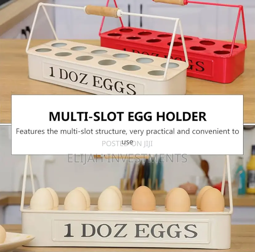 Multislot Egg Tray Holder/Portable Egg Tray Fresh Egg Holder