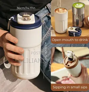 Smart Thermos Mug With LED Temperature Display