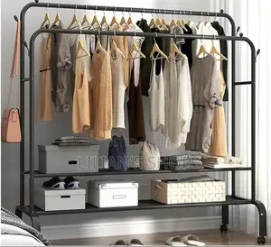 Metal Coat Clothes And Shoe Rack