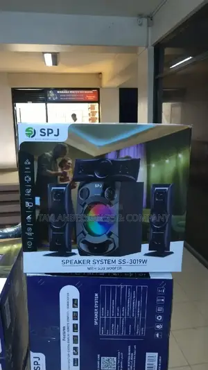 SPJ 3.1ac/Dc Fm/Bt/Usb Sub Woofer System - Black (1YR WRTY)