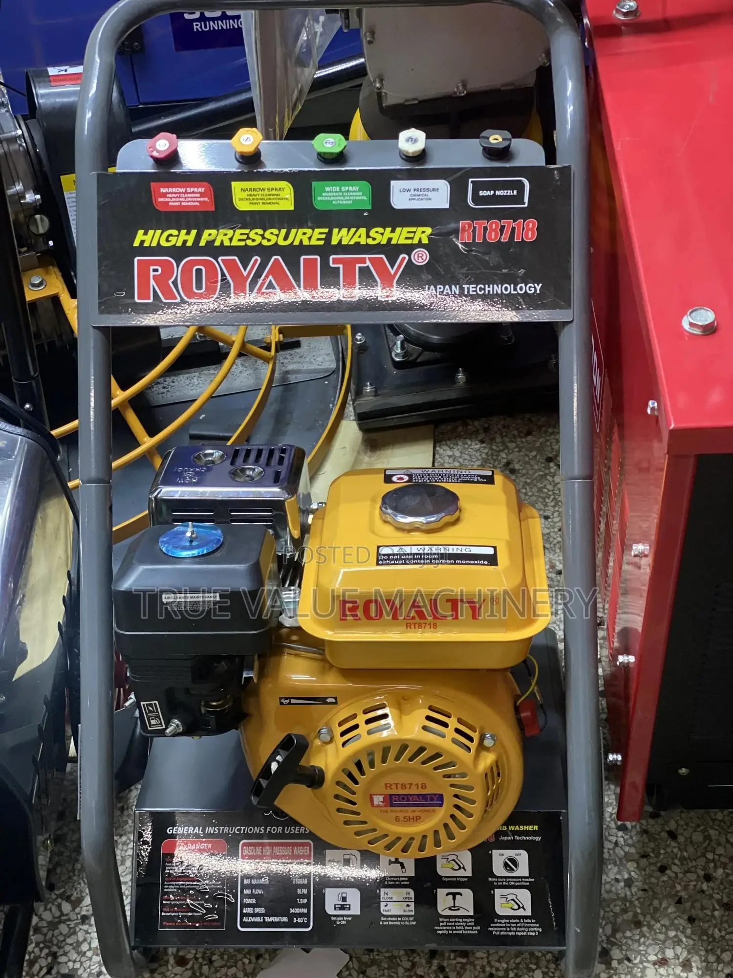 Pressure Washer Royalty Japan 8 Hose Power