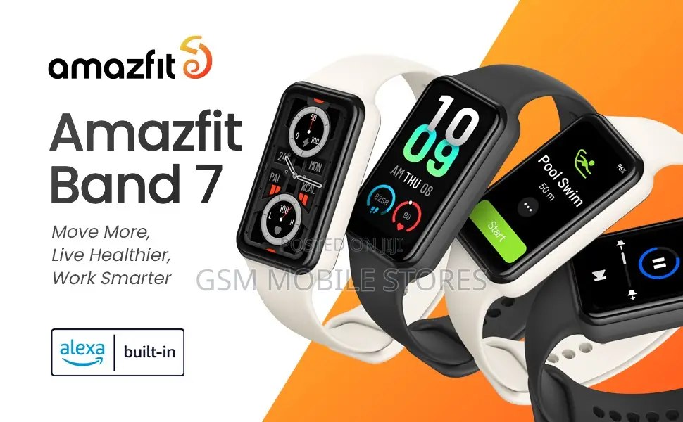 Amazfit Band 7 Fitness Health Tracker, 18day Battery Life
