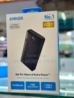 Anker Power Bank 20000mah 15W 2-Port
