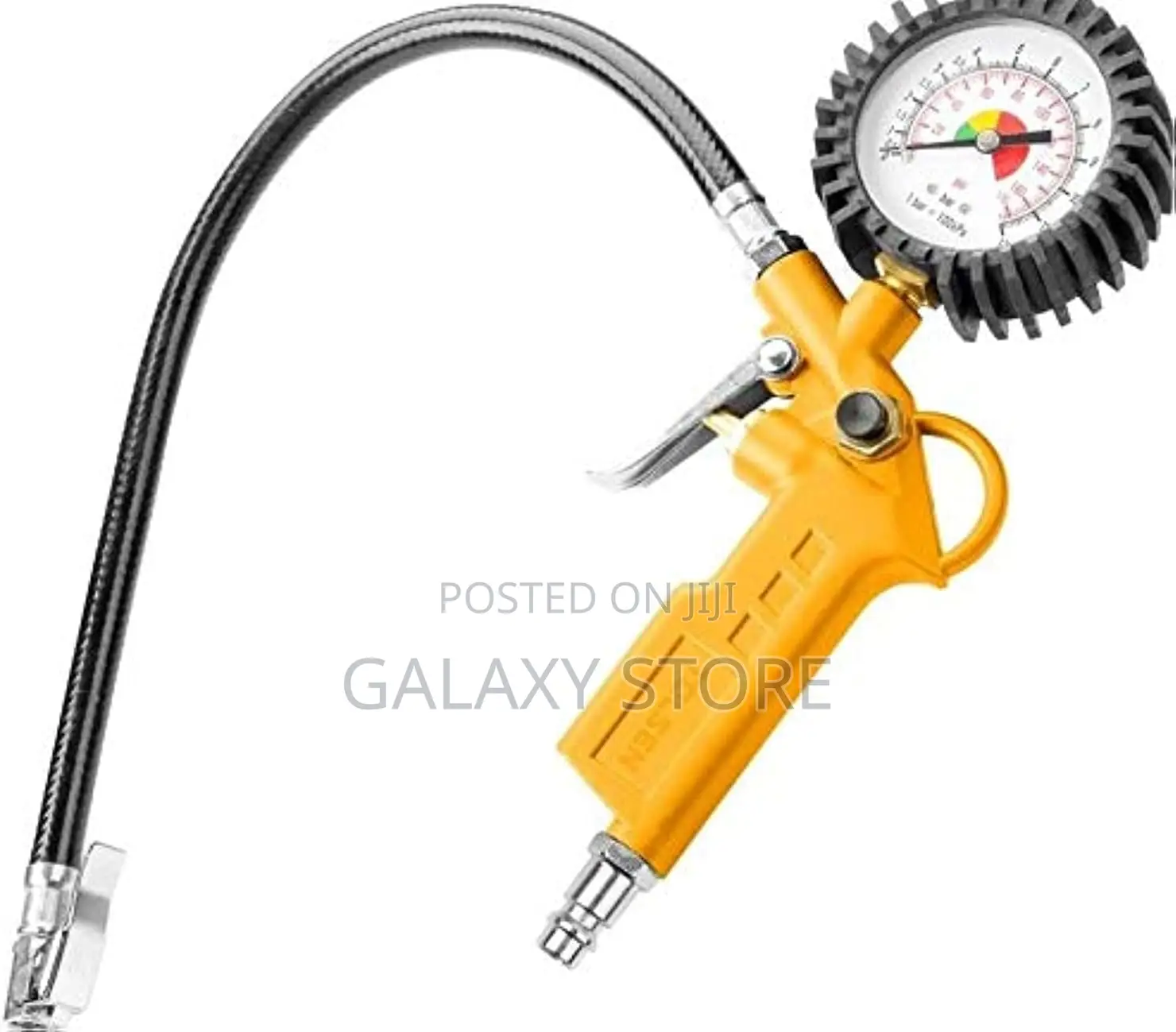 Tire Inflating Gun for Air Compressor With Fitting Tools
