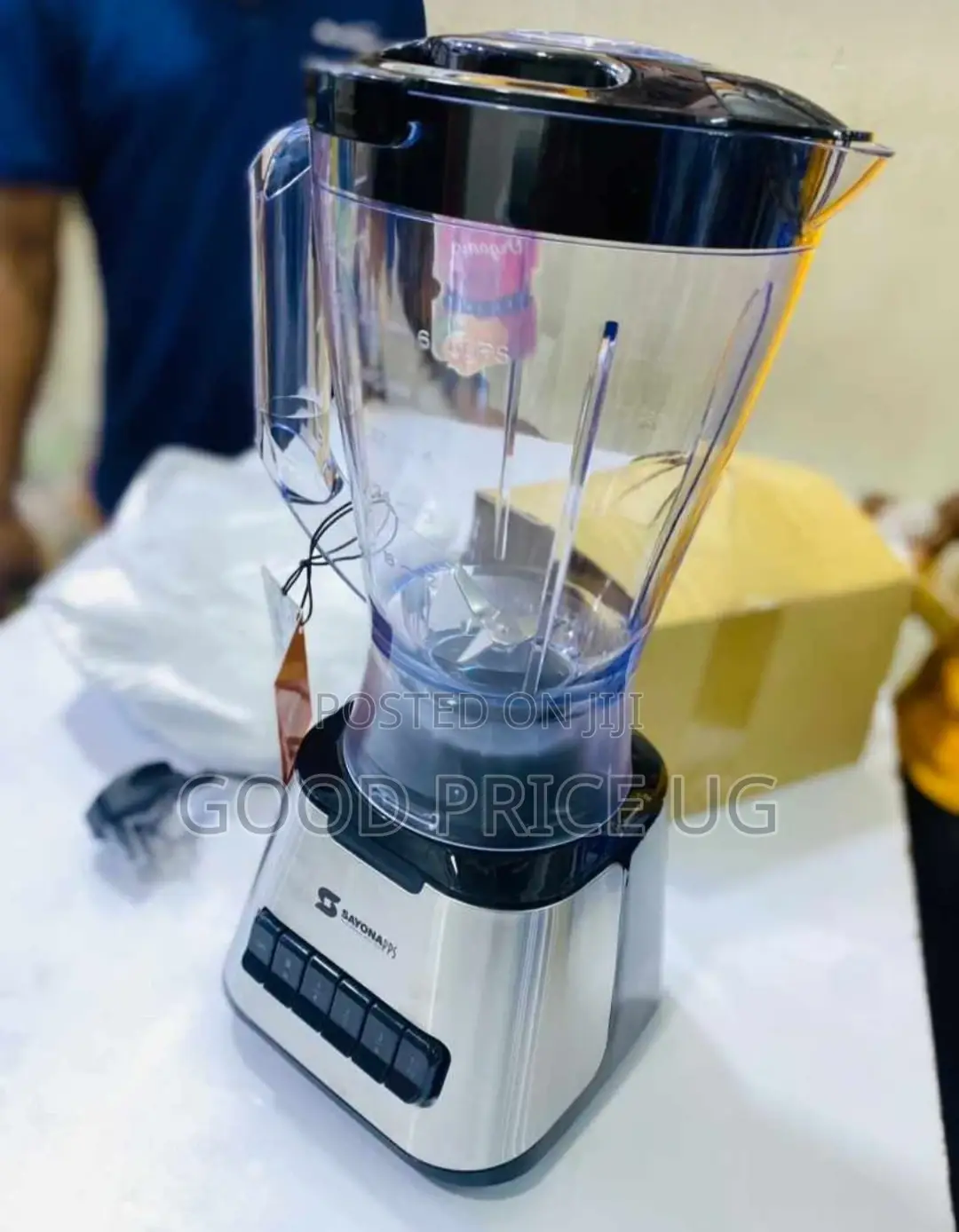 4485 2 in 1 Sayona Stainless Steel Blender.