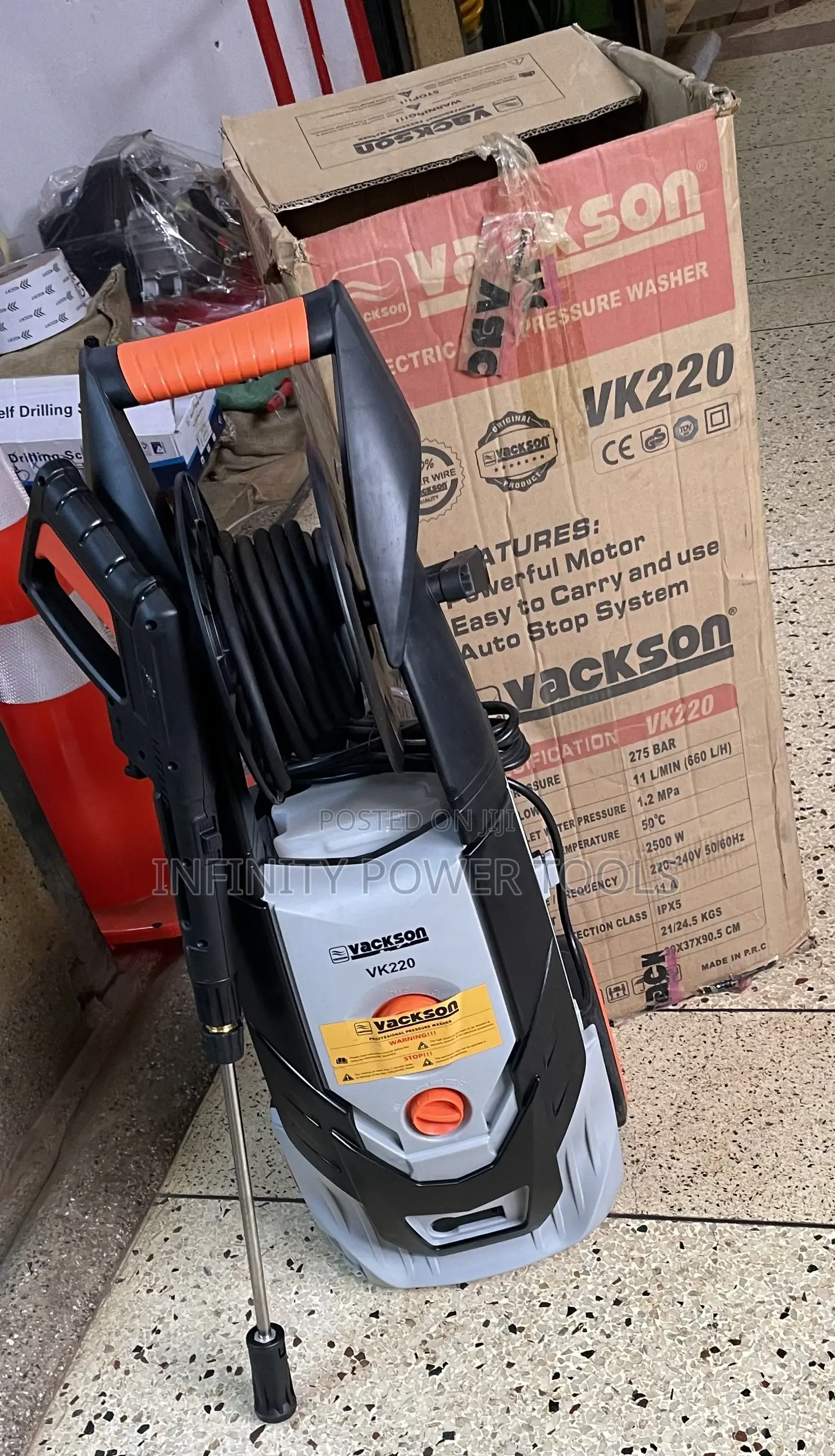 Electric High Pressure Washer Vackson