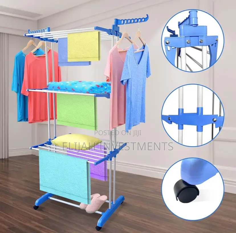 3 Layer Foldable Cloth Drying Rack