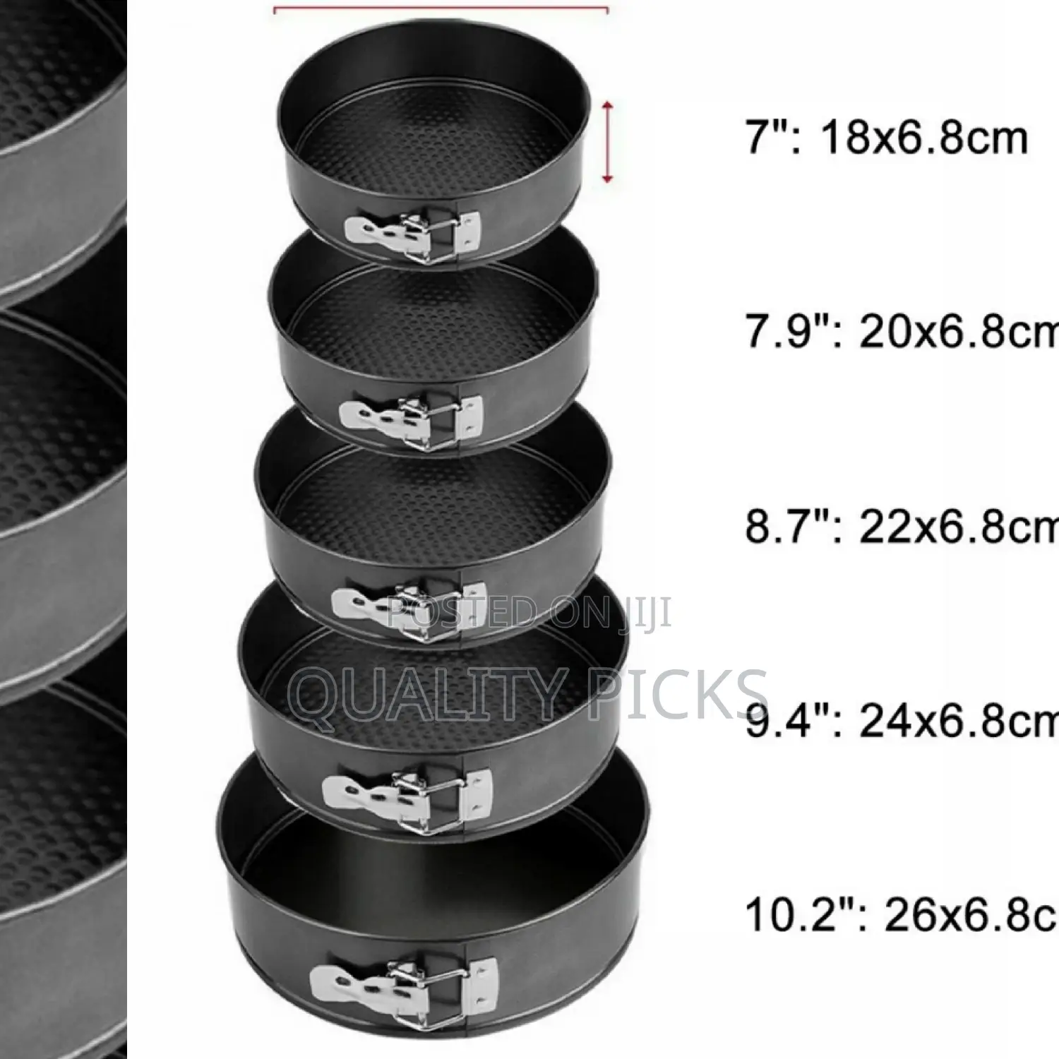 Round Cake Mold Set
