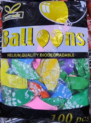 100pcs Happy Birthday Balloons