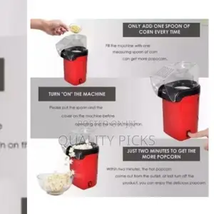 Hot Air Portable Popcorn Maker