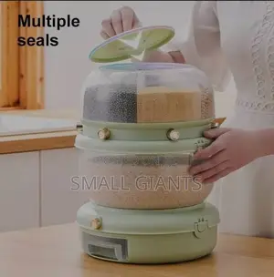 2 Layer Rotary Multifunction Grain/Cereal Dispenser