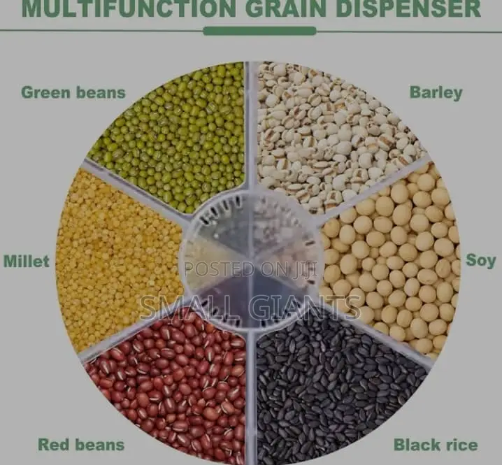2 Layer Rotary Multifunction Grain/Cereal Dispenser