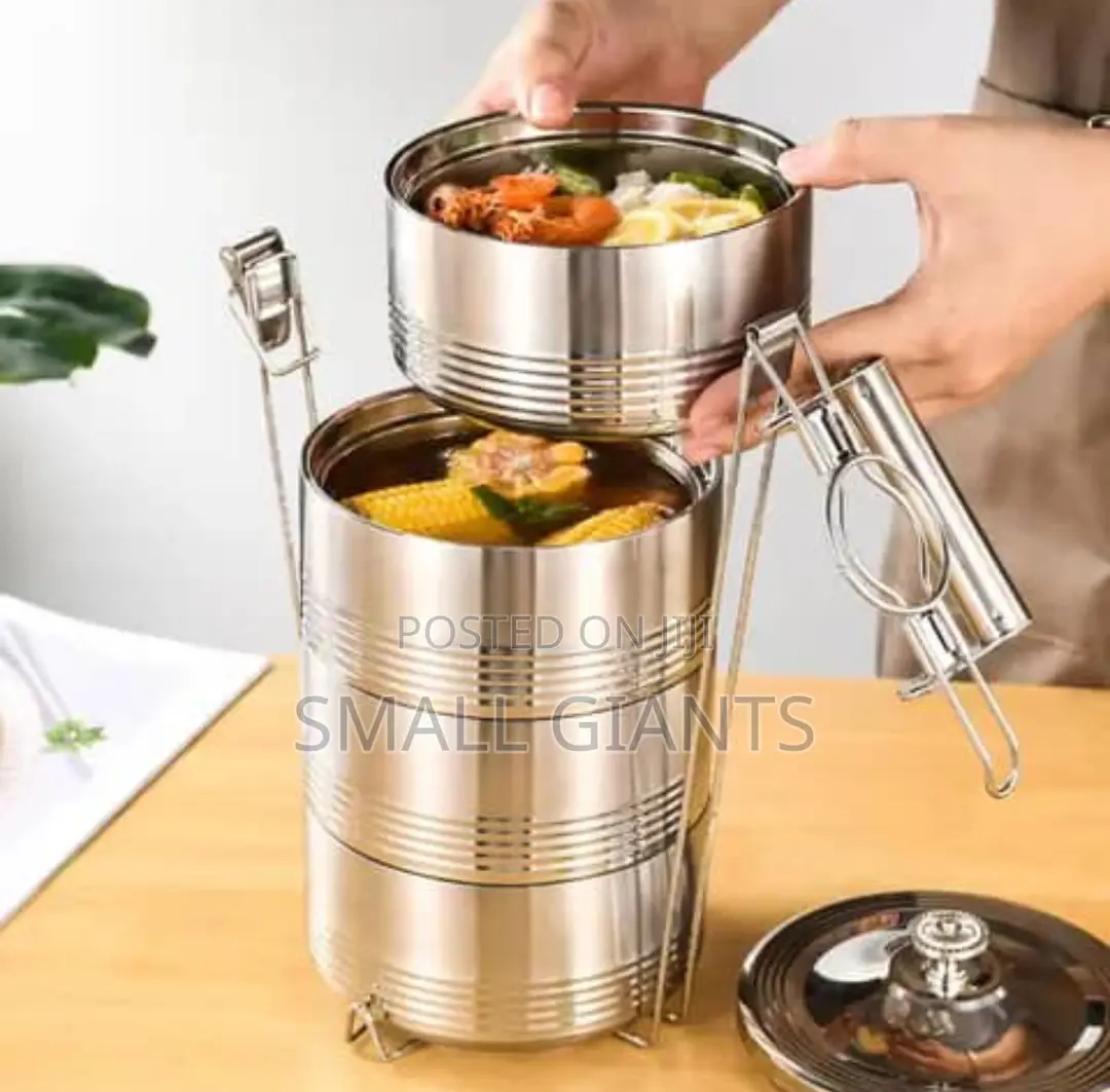 4 Layers Large Stainless Steel Lunch Box