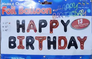 17" Happy Birthday Foil Balloons