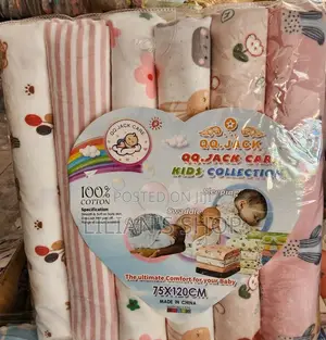 Cotton and Stain Resistant Baby Bedsheets -6pcs