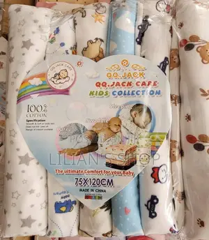 Cotton and Stain Resistant Baby Bedsheets -6pcs