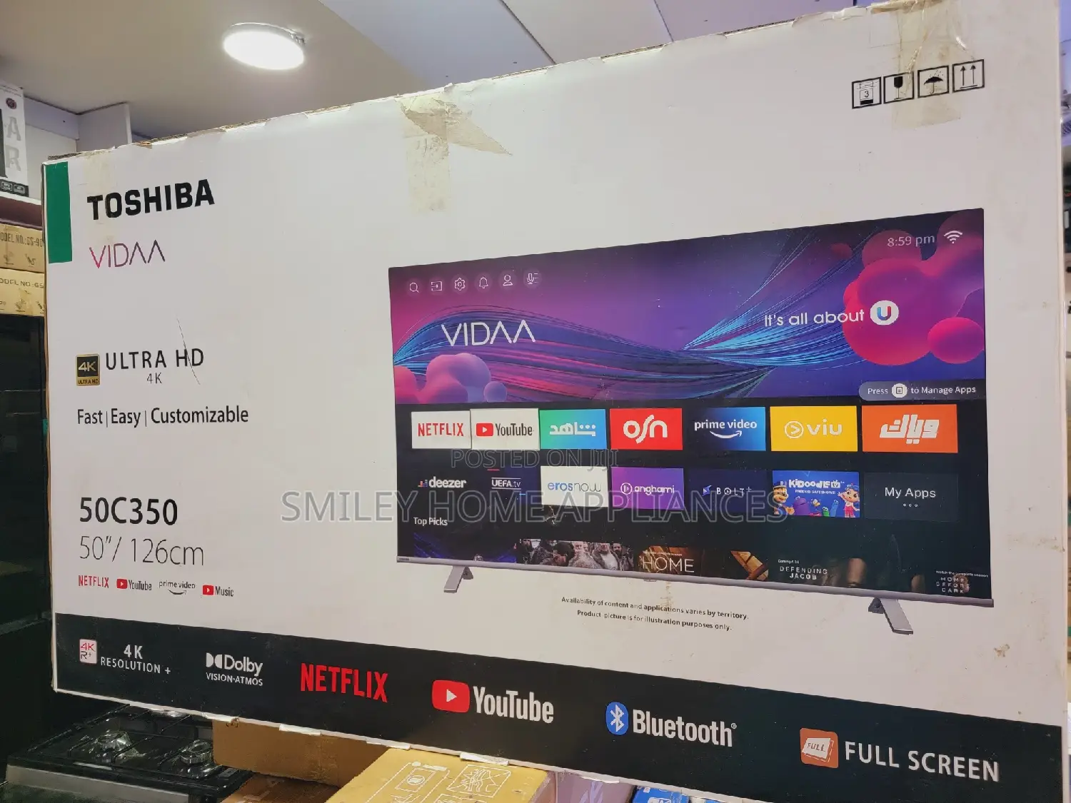Toshiba 50inches Smart Tv 
