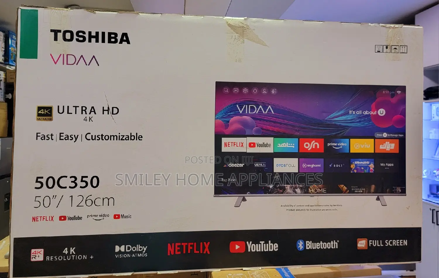 New Discounted Toshiba 50inches Smart Tv