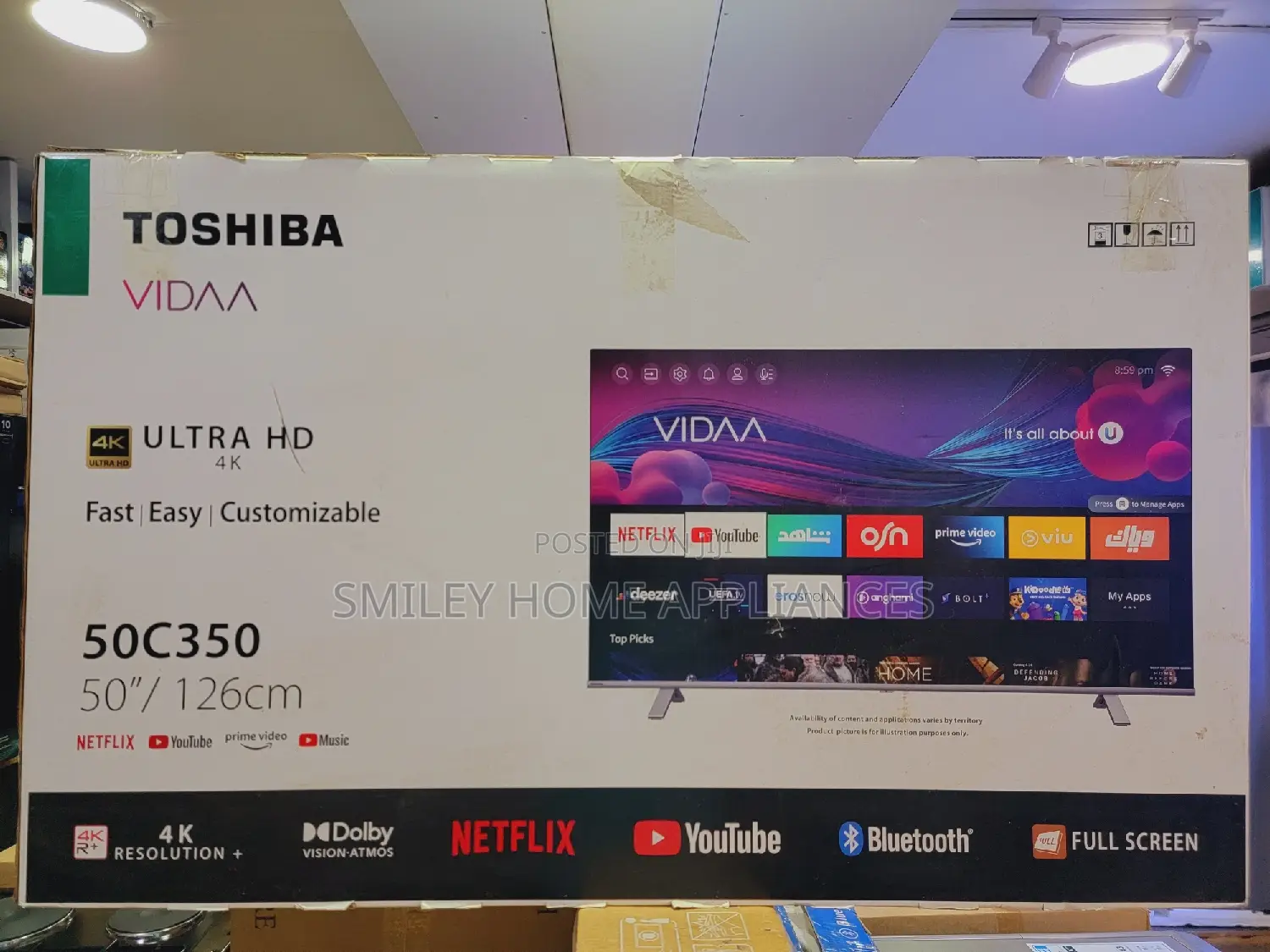 New Discounted Toshiba 50inches Smart Tv