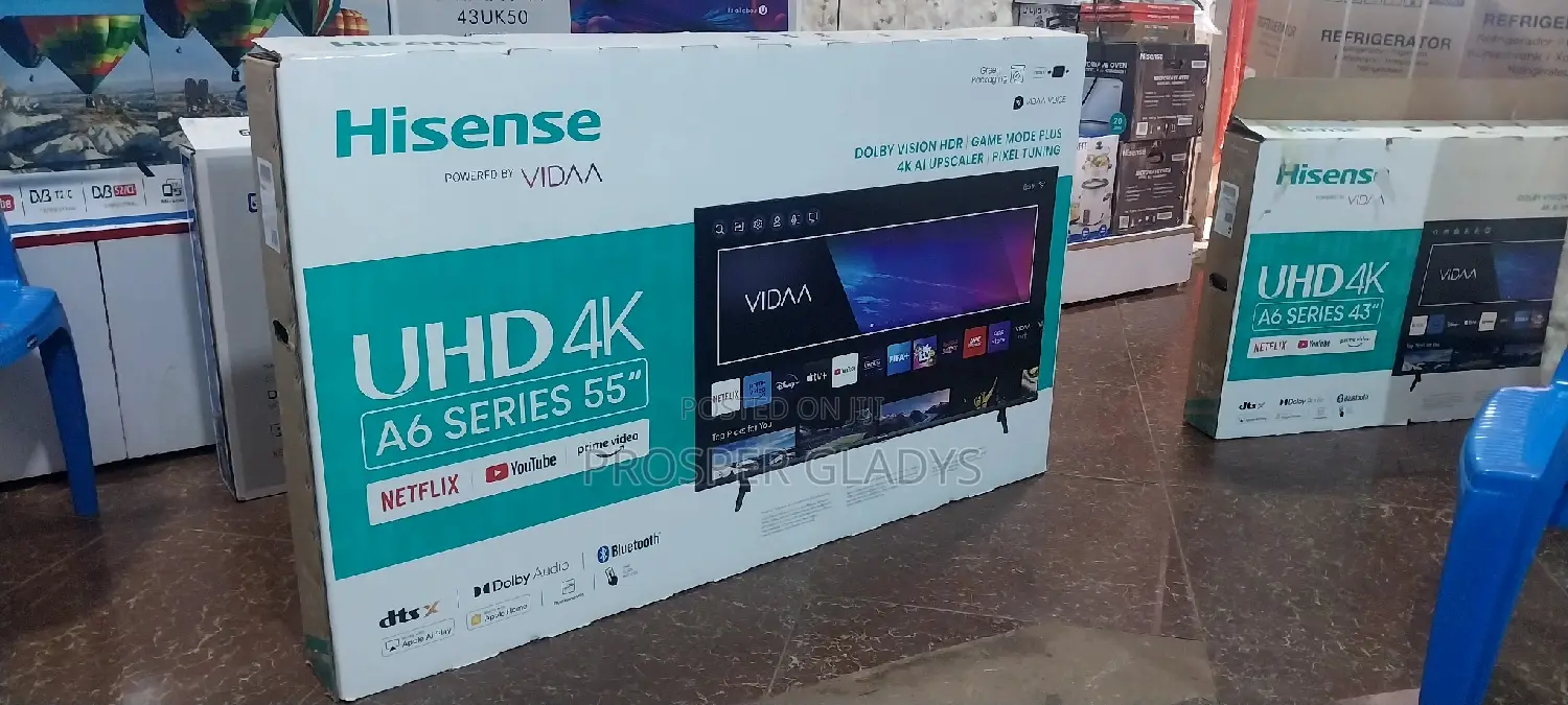 Hisense 55 Smart UHD Digital Flat Screen Flameless.