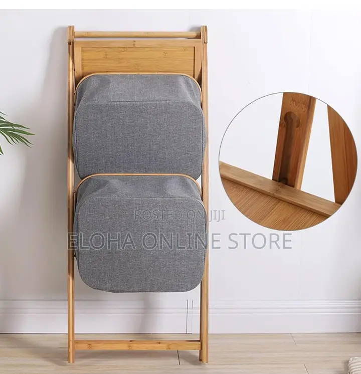 Laundry Hamper With Removable Slide Bag and Shelf,