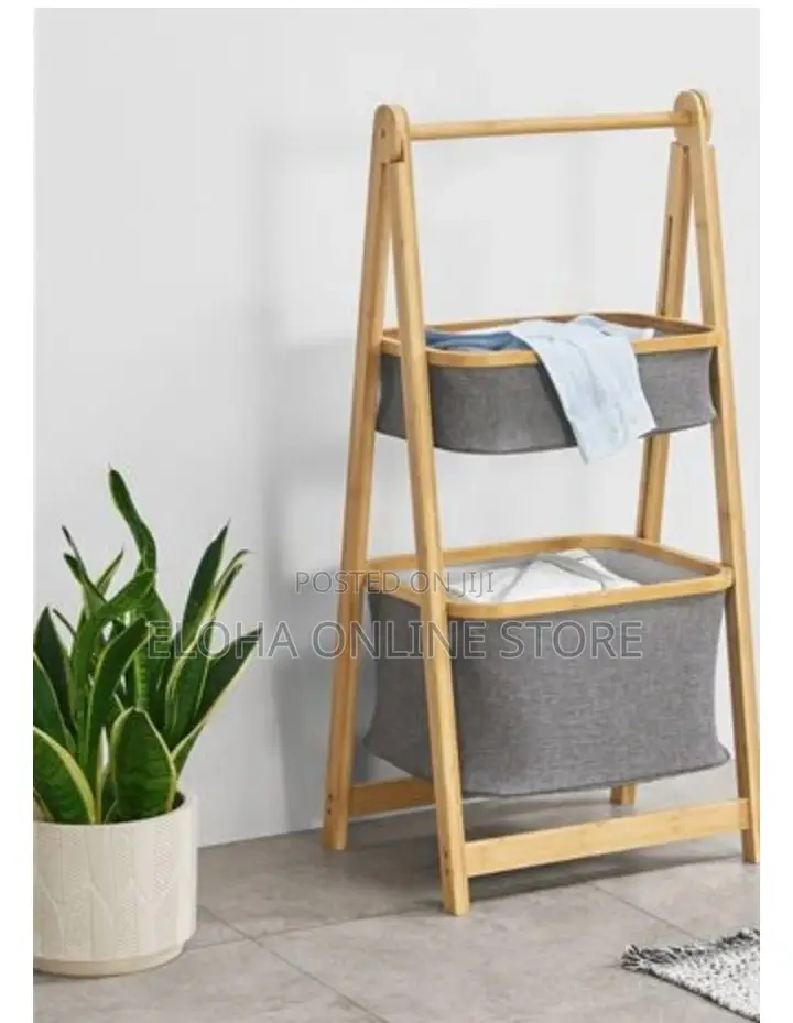 Laundry Hamper With Removable Slide Bag and Shelf,