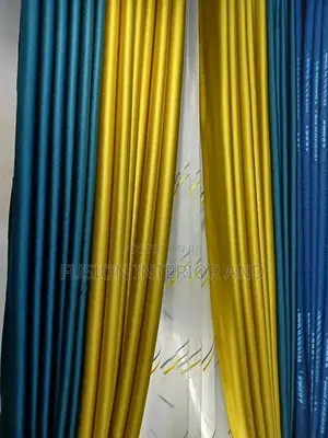 Blackout Yellow and Green Curtains