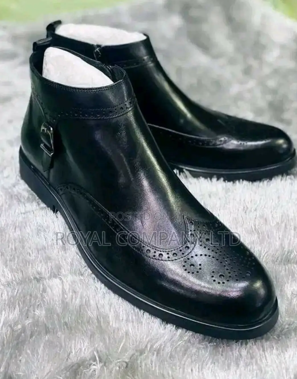 Gentle Boot/Genuine Leather /Black in Color