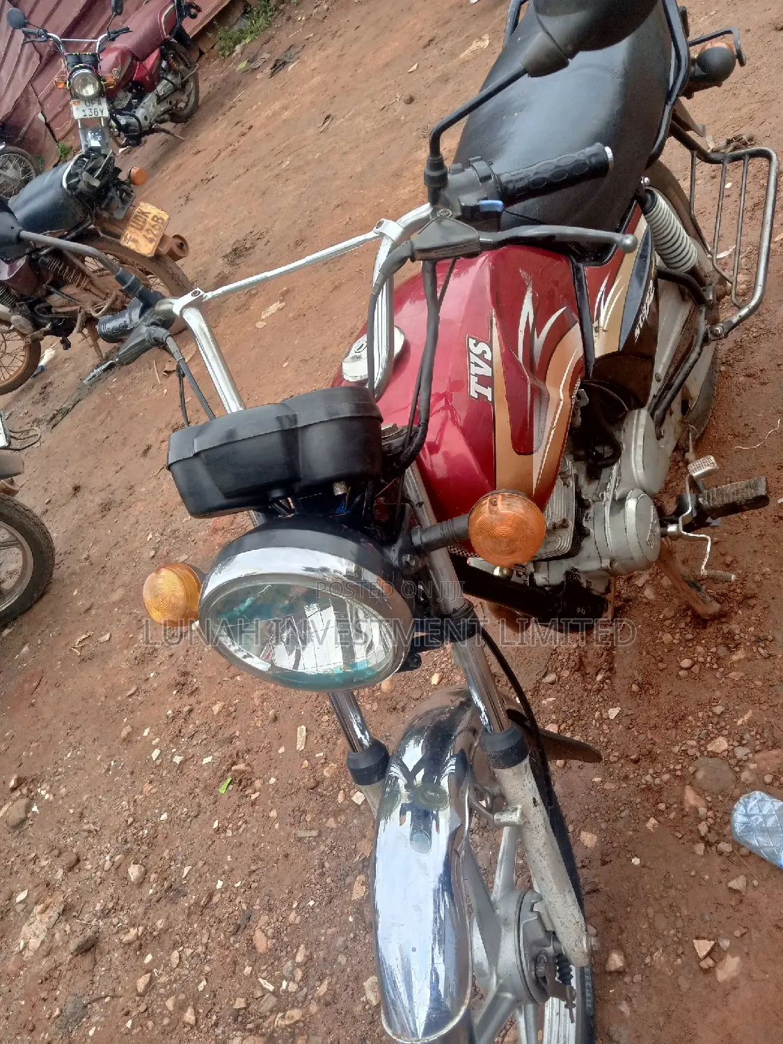 TVS XL 100 2021 Red