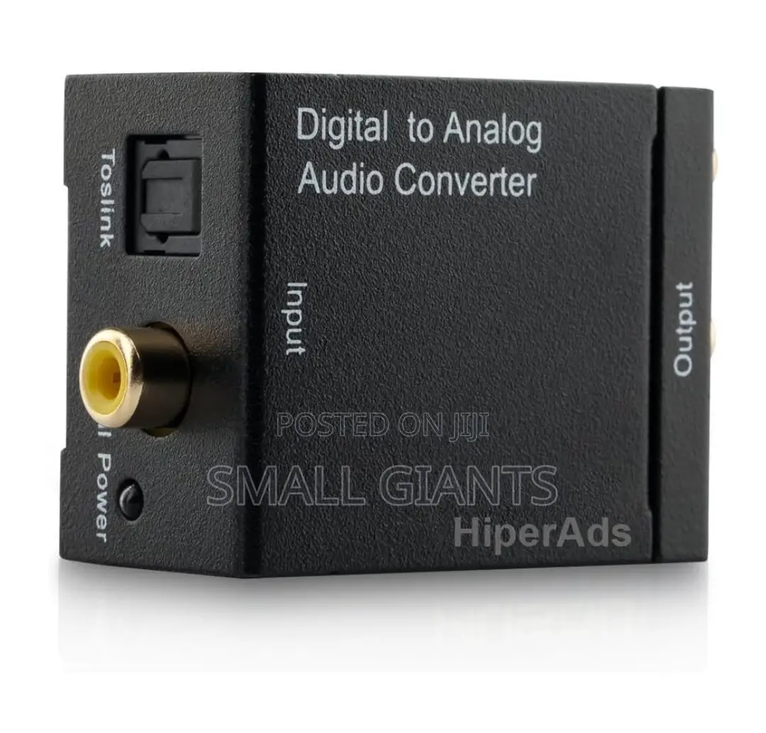 Digital to Analog Audio Converter Optical Fiber