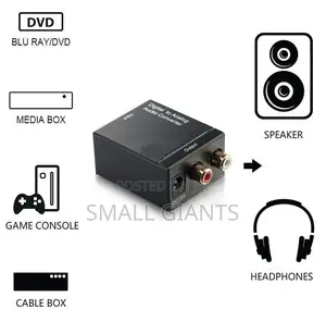 Digital to Analog Audio Converter Optical Fiber