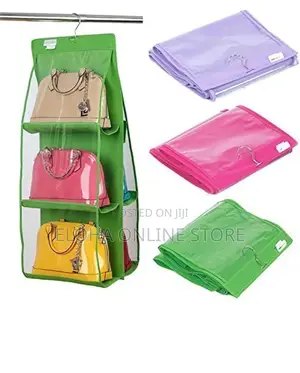 Clear Purse Handbag Hanging Storage Bag Organizer Closet
