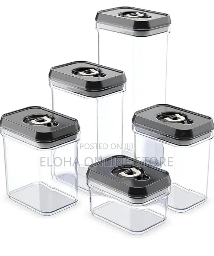 5 Pieces Air-Tight Food Storage Container Set