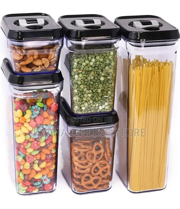 5 Pieces Air-Tight Food Storage Container Set