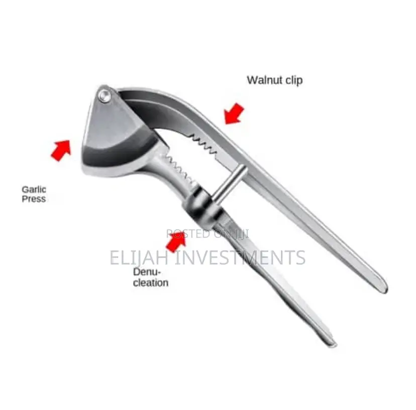 3in1 Stainless Steel Garlic Press